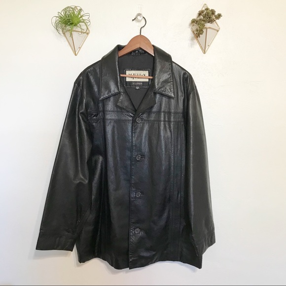 Wilsons Leather Other - Men’s Wilson’s leather black jacket